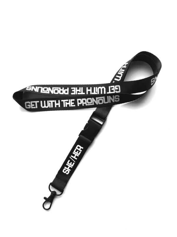 She/Her Lanyard | Get With The Pronouns